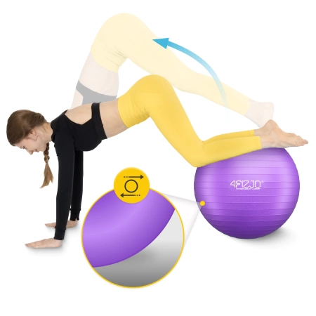 Minge gonflabilă de gimnastică pentru fitness 65 cm