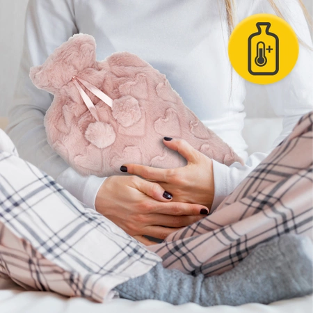 Pernă cu apă caldă cu husă, 2 L