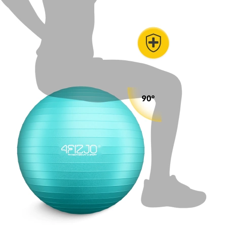 Minge gonflabilă de gimnastică pentru fitness 65 cm