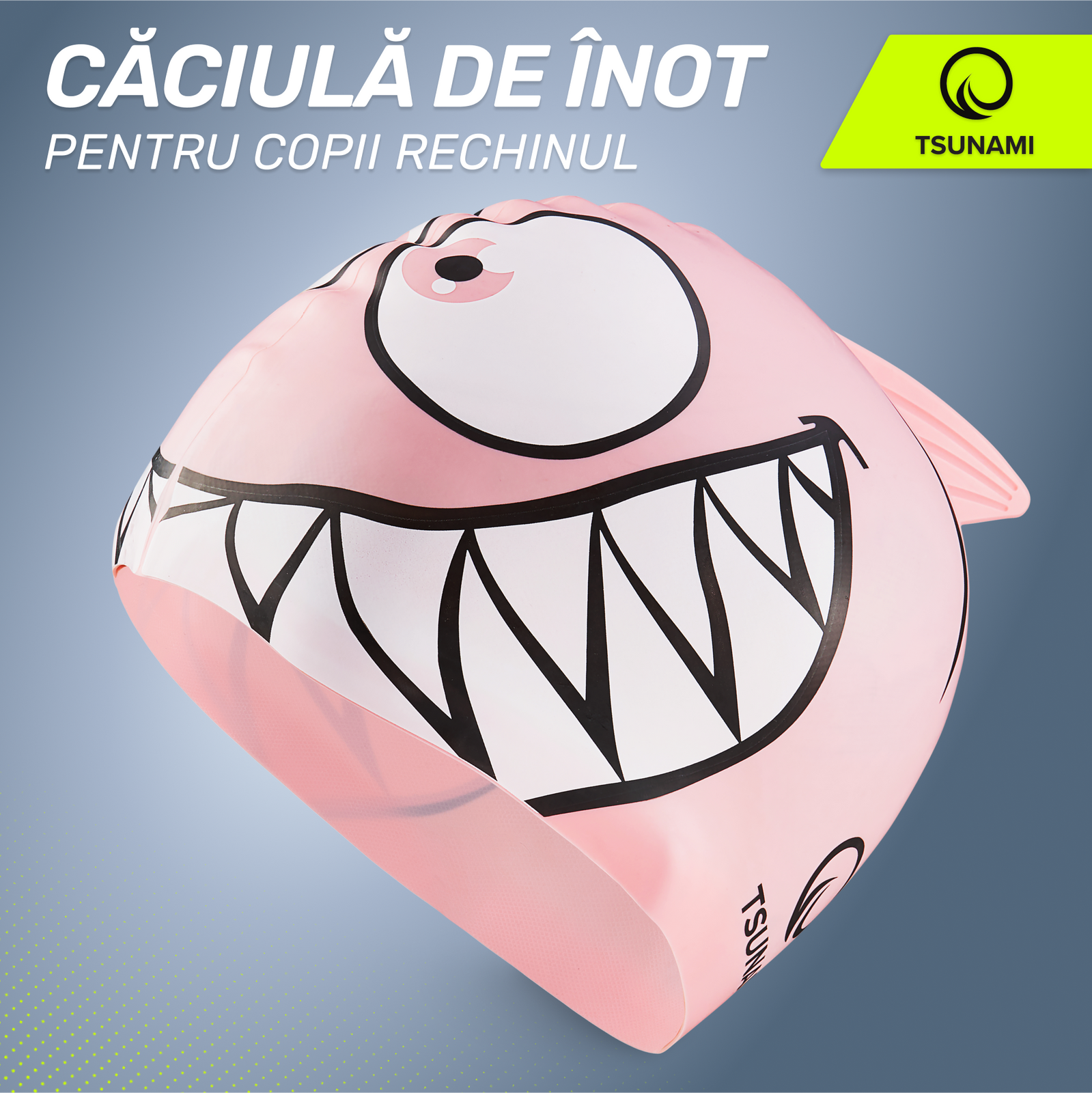 Căciulă de înot pentru copii SHARK