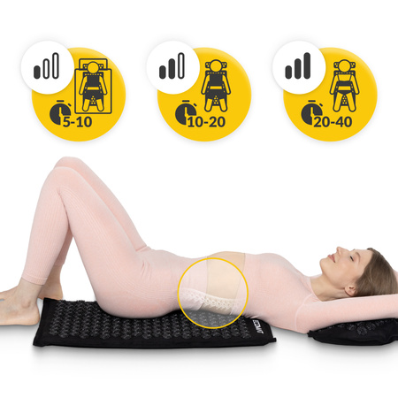 Covoraș de presopunctură ECO cu coji de hrișcă și nucă de cocos