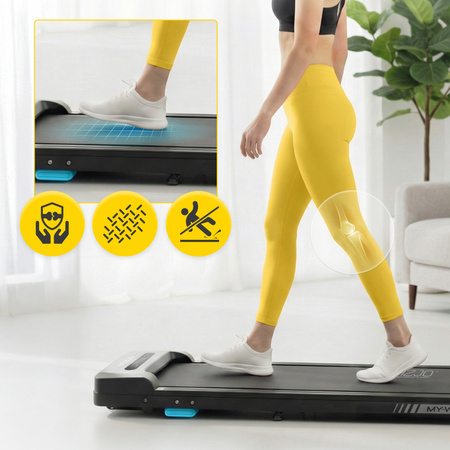 Banda de alergare electrică pliabilă MY-WALK pentru mersul pe jos