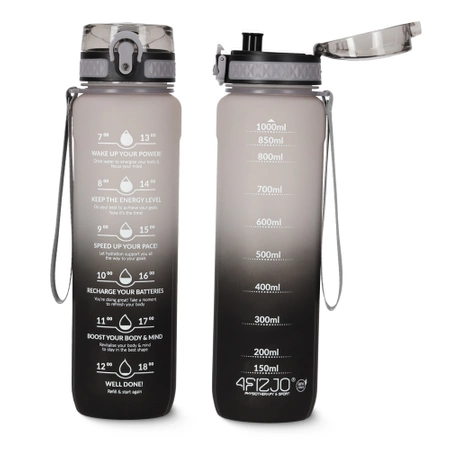 Sticlă de apă cu scală temporală 1 L