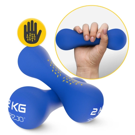 Gantere cu 8-shape 2 x 2 kg