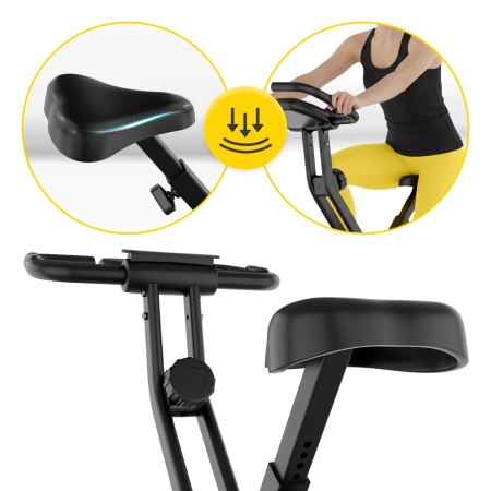 Bicicletă staționară magnetică pliabilă MY-FLEX