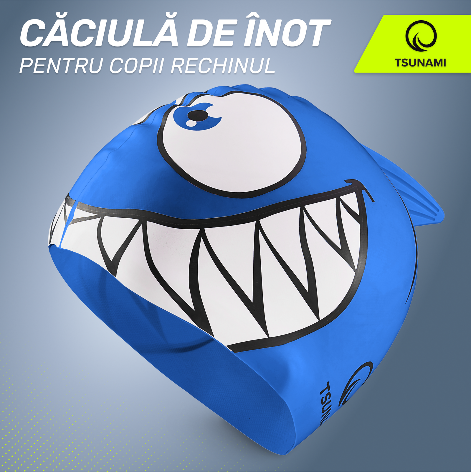 Căciulă de înot pentru copii SHARK
