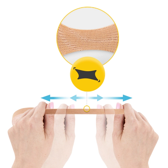 Bandă Kinesiotaping 5 m x 1 cm