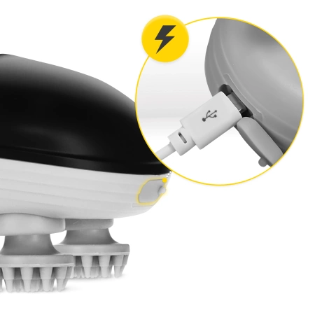 Aparat de masaj electric pentru cap, rezistent la apă