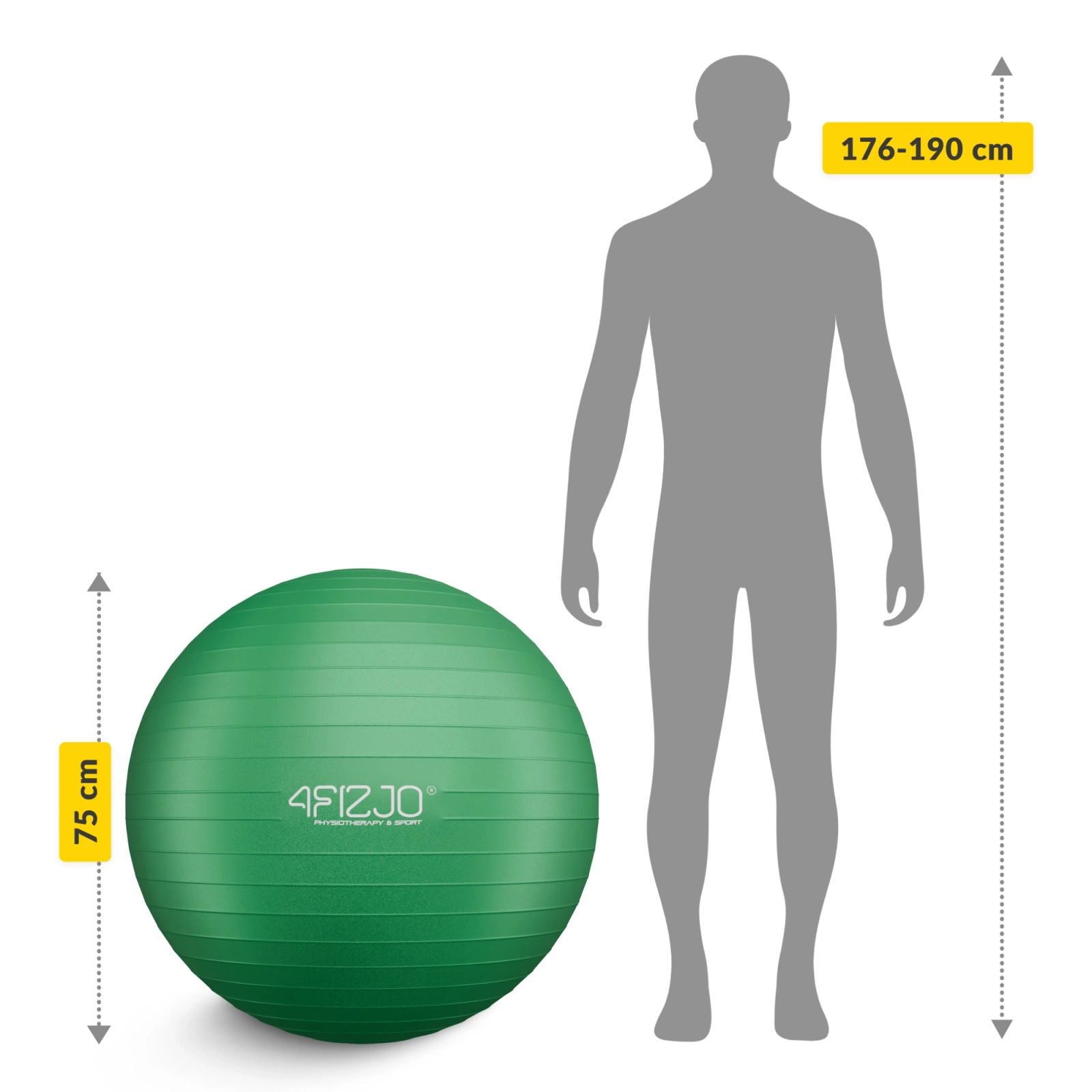 Minge de gimnastică gonflabilă 85 cm