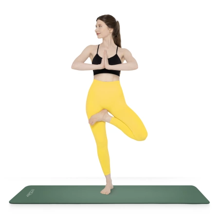 Saltea pentru fitness și yoga NBR 1 cm verde salvie