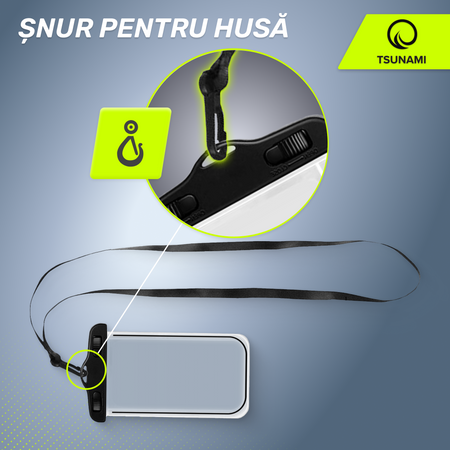Husă impermeabilă pentru telefon TSUNAMI