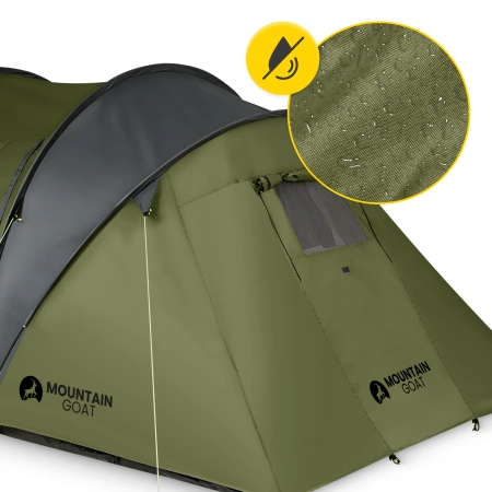 Cort turistic PRIME QUATRO MOUNTAIN GOAT kaki