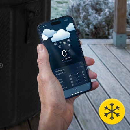 Cadă gonflabilă ovală cu cusături picurate pentru înotul de iarnă