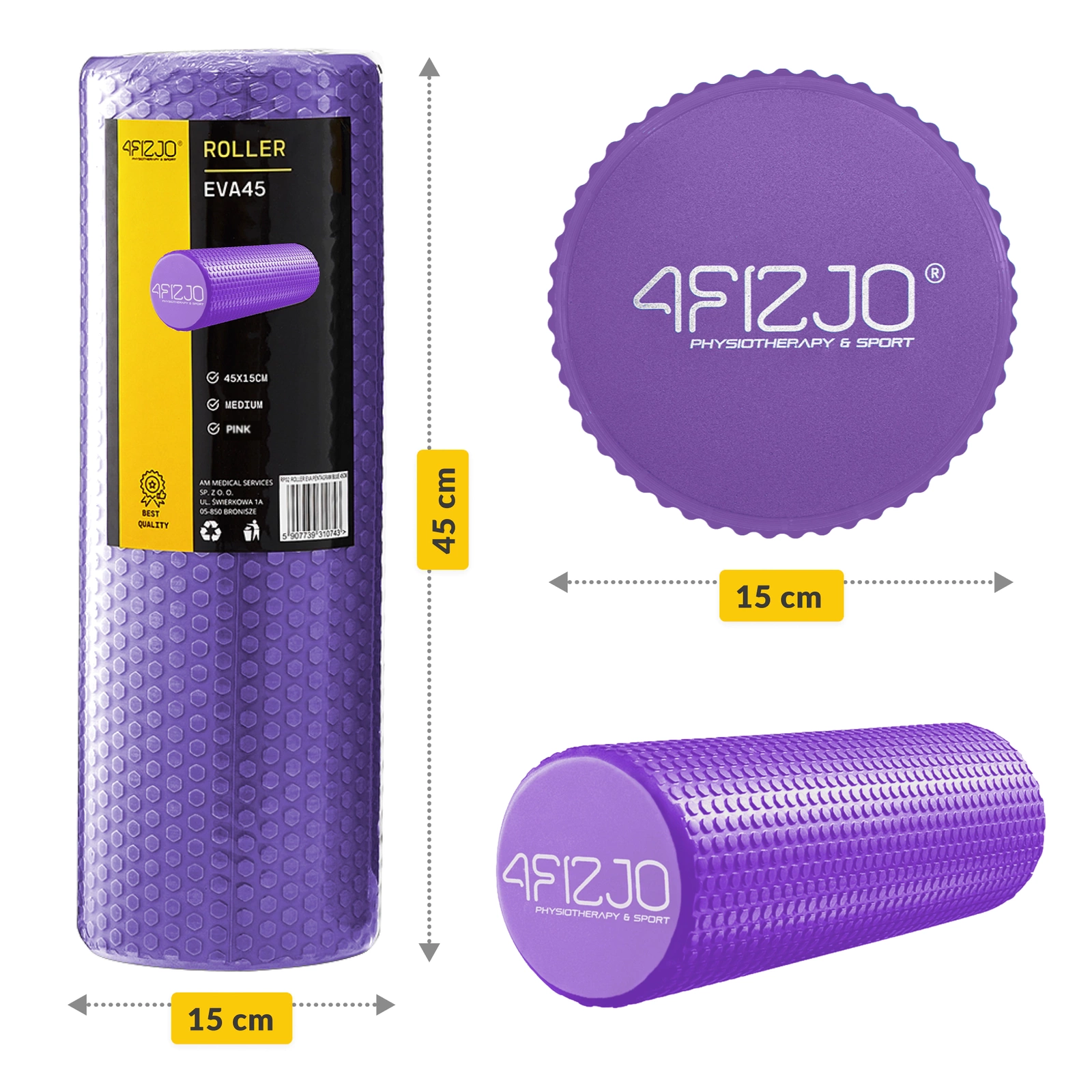 Rola cu mini proeminențe CARE+ 45CM