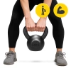 Kettlebell greutate din fontă 14 kg