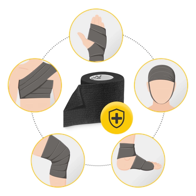 Bandaj coeziv 4,5 m x 5 cm