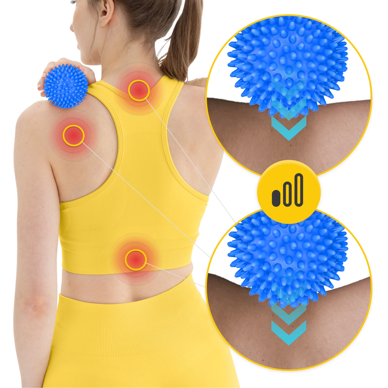 Minge de masaj cu colți 8 cm