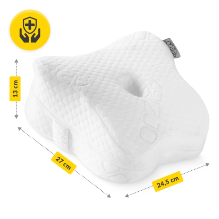 Pernă ortopedică PRO în formă de pană între picioare