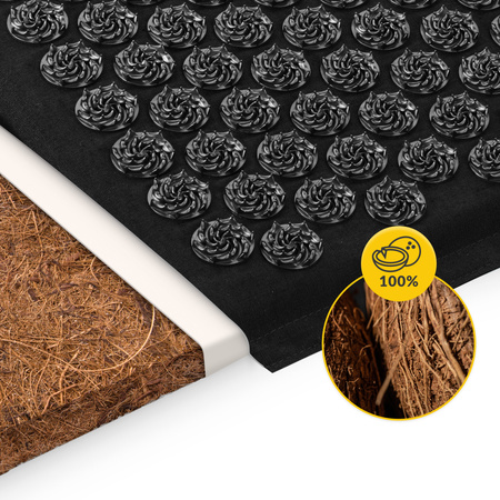 Covoraș de presopunctură ECO cu coji de hrișcă și nucă de cocos