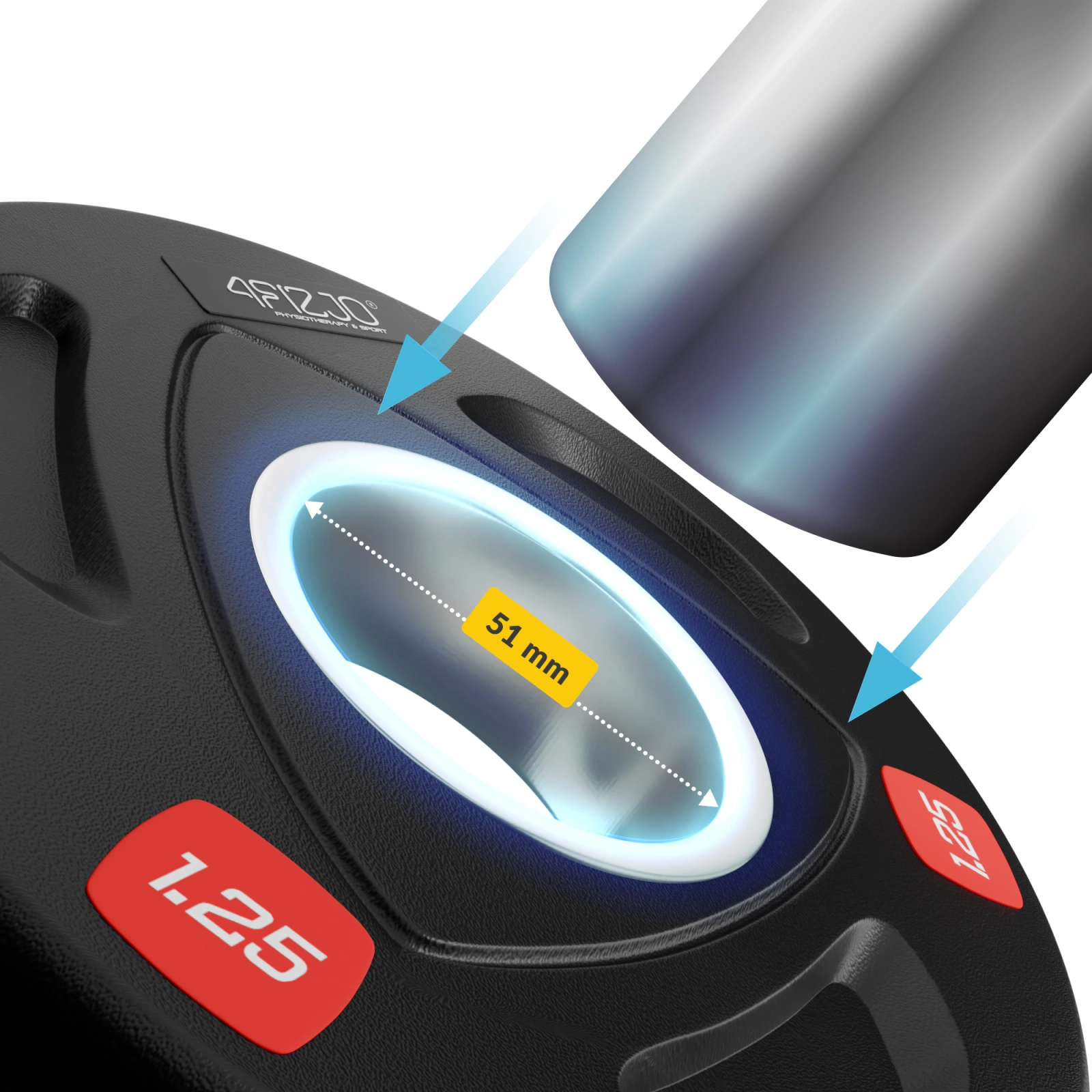 Greutăți Olimpice 2 x 1,25 kg