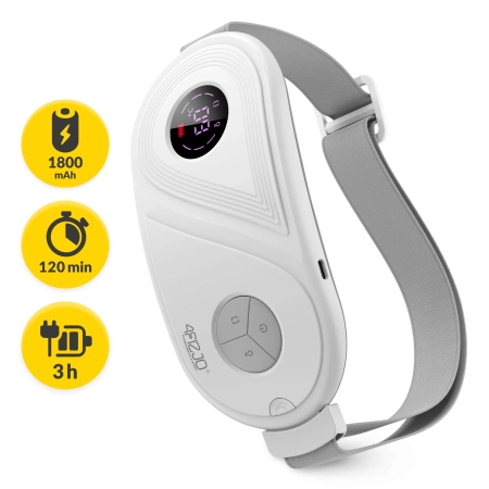 Centură menstruală încălzitoare pentru dureri menstruale – alb