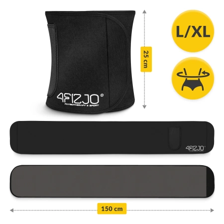 Centură de slăbire din neopren cu buzunar L/XL