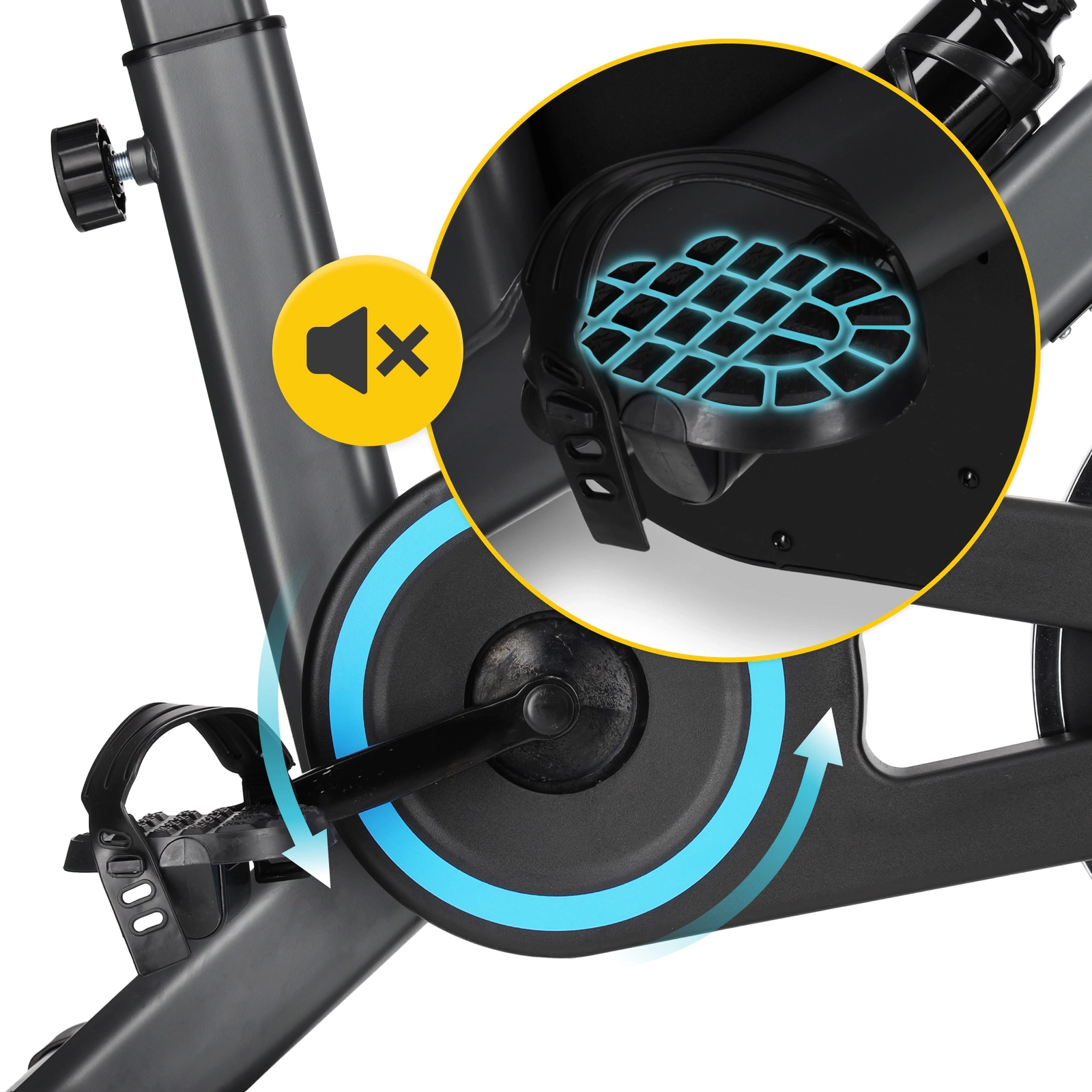 Bicicleta spinning mecanică ULTRA