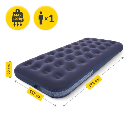 Saltea gonflabilă Avenli pentru o persoană 191 x 73 x 22 cm