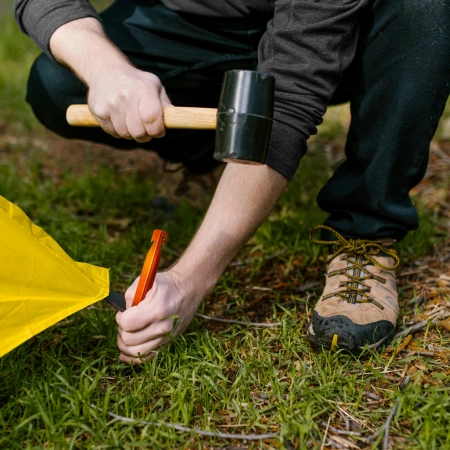 Cuie de cort din aluminiu 18 cm în formă de V 10 buc.