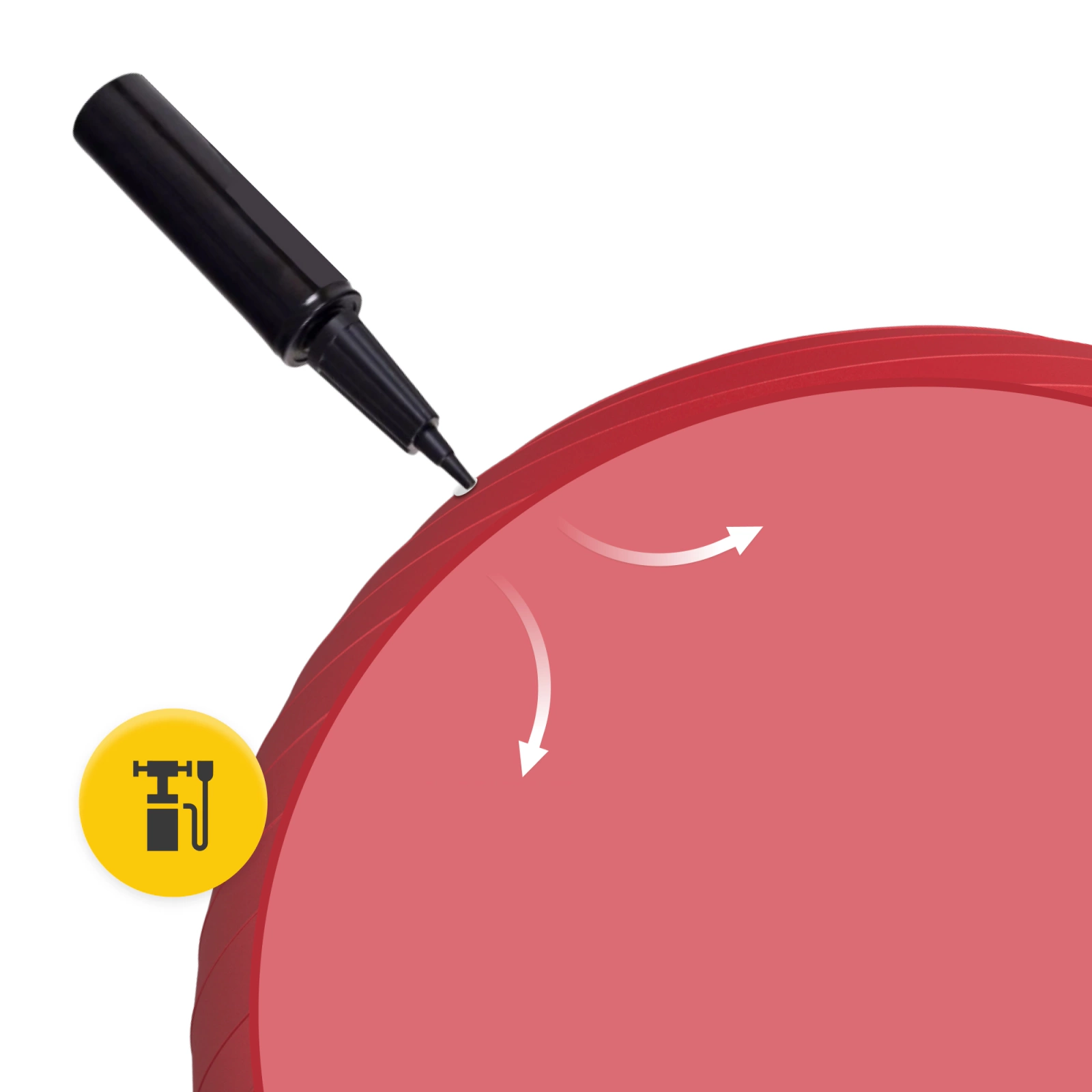 Minge de gimnastică gonflabilă 65 cm 