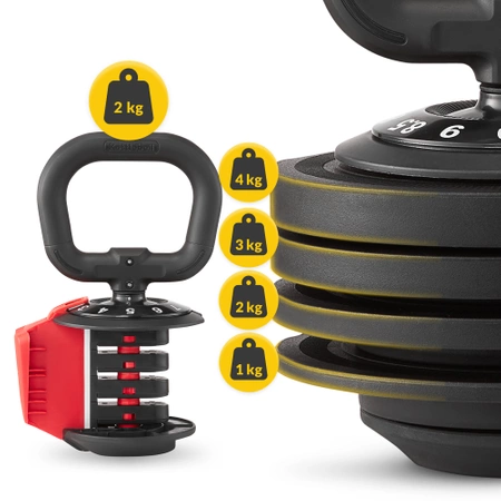 Kettlebell reglabil PREMIUM 2 - 12 kg