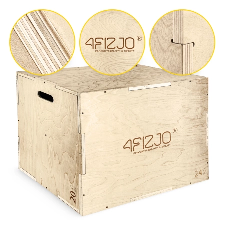 Cutie pliometrică - jump box 50 x 75 x 60