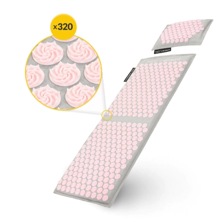 Saltea de acupresură ECO cu pernă și centură XL