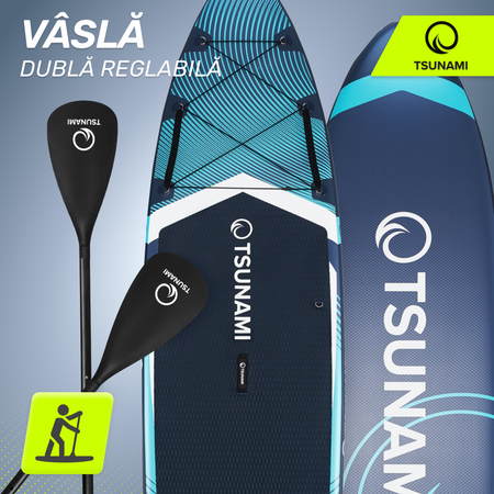 Placă SUP PRO TSUNAMI paddle board 350 cm T12