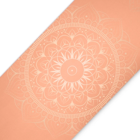 Covora de yoga și exerciții din piele de căprioară 1,5 mm portocaliu