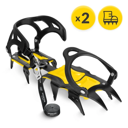 Crampoane Mountain Goat STANDARD, mărimi 36–46 + husă