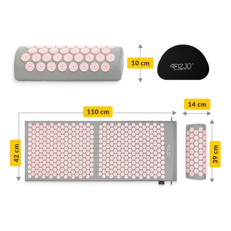 Covoraș clasică de presopunctură de mărime mare cu pernă XL