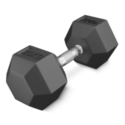 Ganteră din oțel HEX 20 kg (1 Bucată)