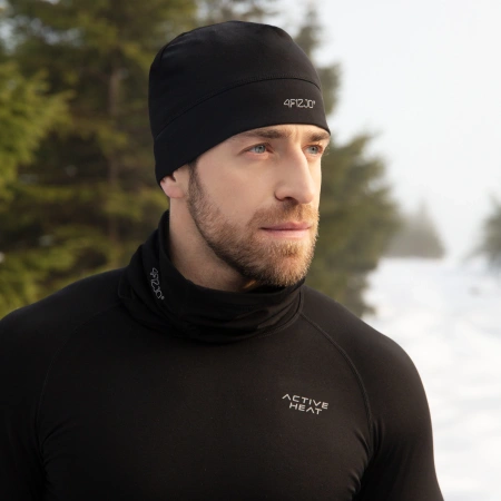 Set termic unisex – pălărie neagră + set snood, mărime universală