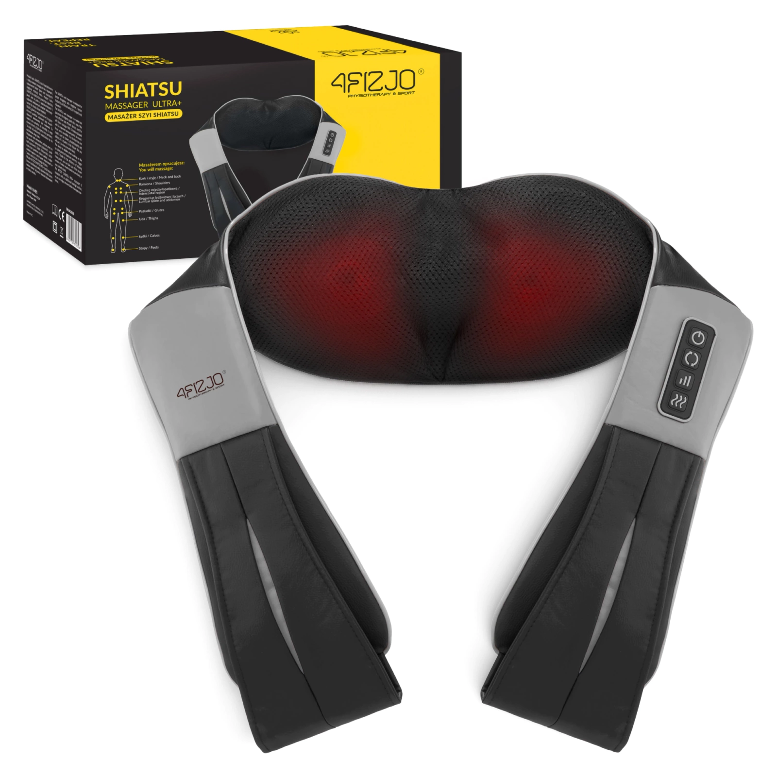 Masaj fără fir pentru gât și spate SHIATSU ULTRA+