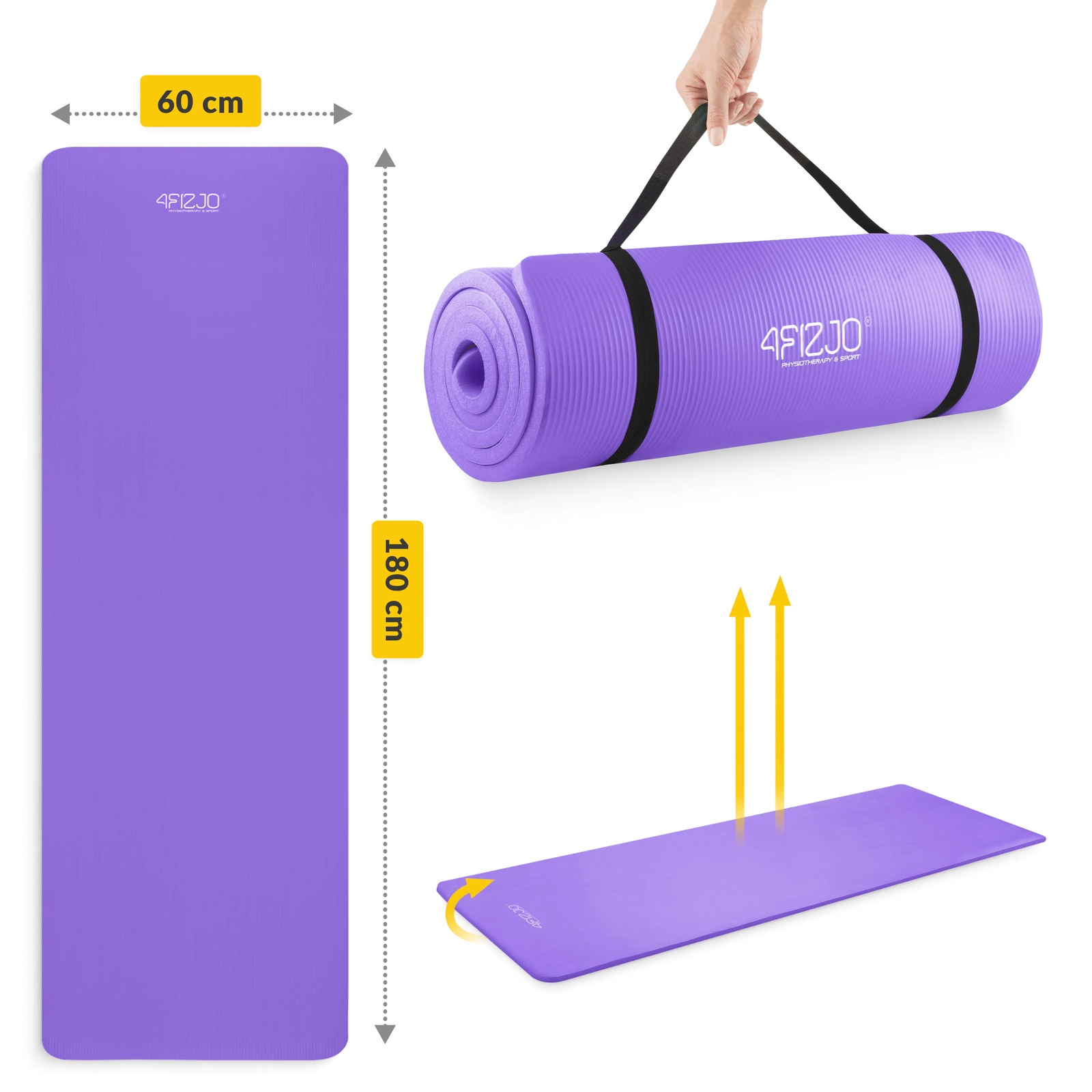 Saltea de exerciții NBR 1,5 cm
