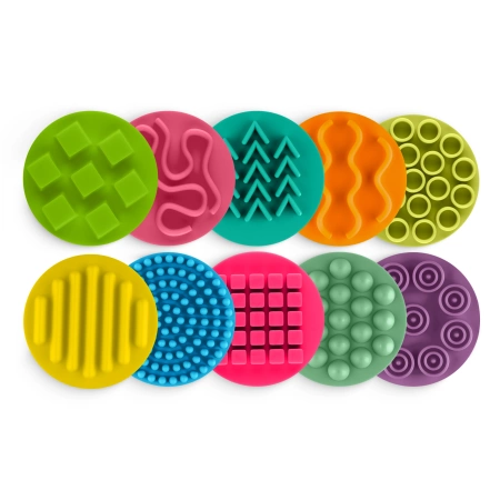 Discuri senzoriale pentru copii 10 cm set de 10 bucăți