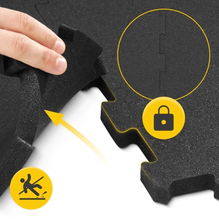 Covoraș sub echipament de fitness 48,5 × 48,5 × 1,5 cm