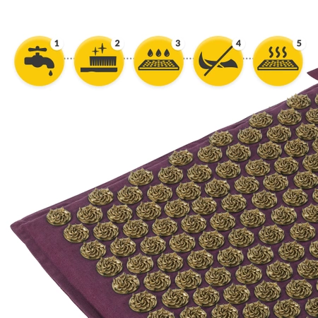 Covoraș de presopunctură ECO cu coji de hrișcă și nucă de cocos