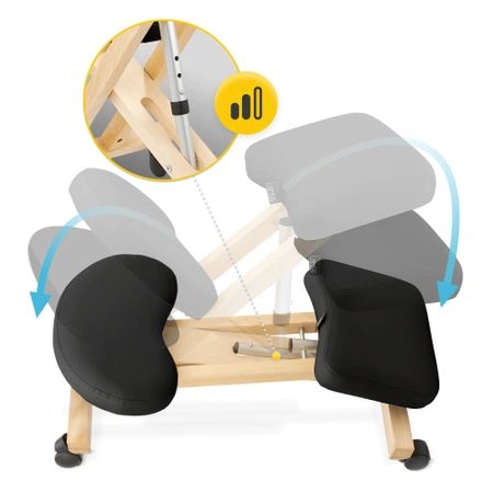 Scaun ergonomic cu suport pentru genunchi