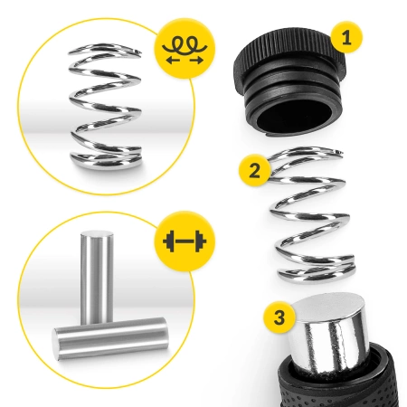 Coardă de sărit cu greutate 3 m