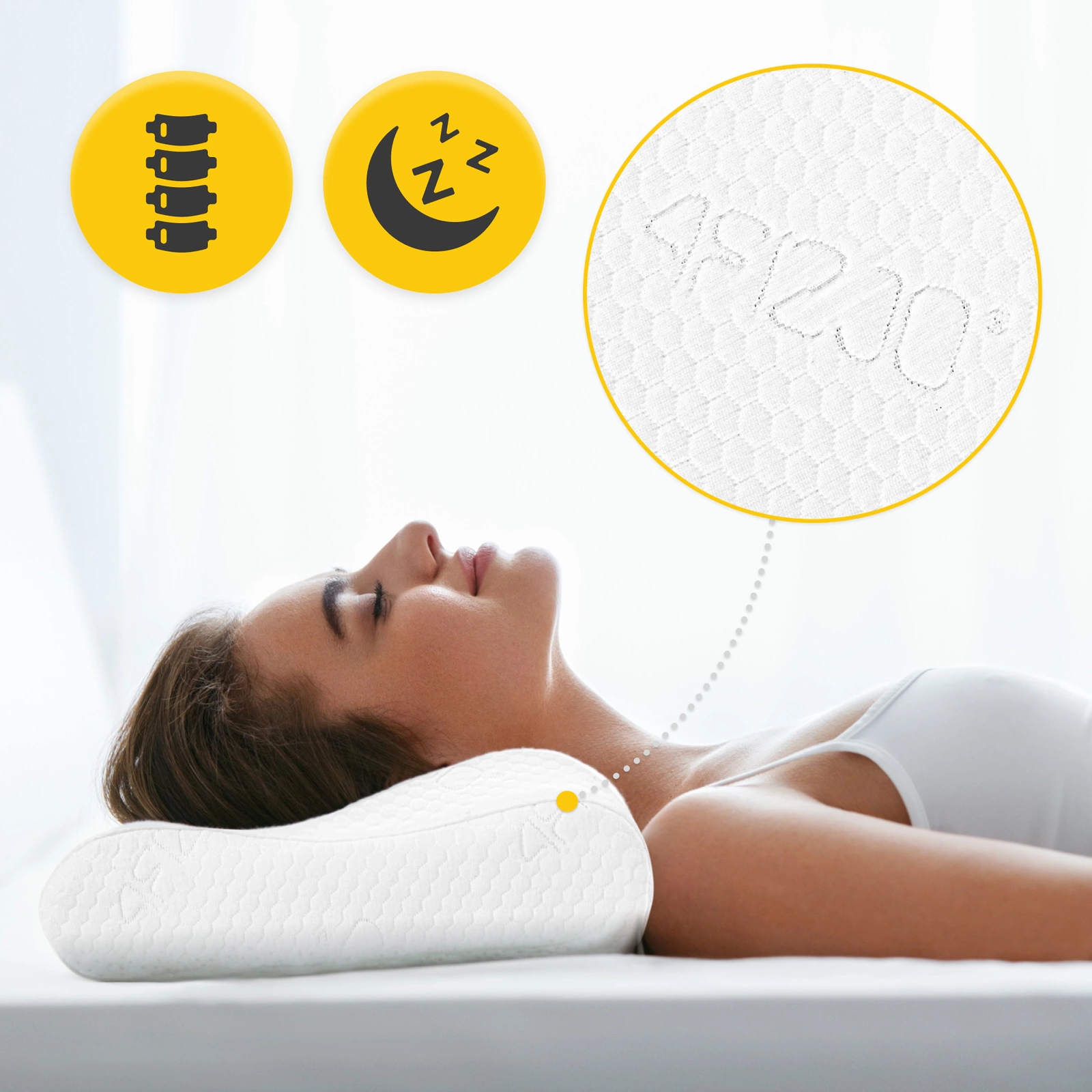 Pernă ortopedică de răcire ERGO+