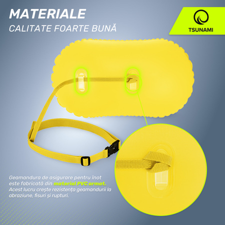 Baliză gonflabilă pentru înot TSUNAMI galben