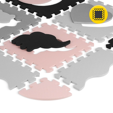 Set de puzzle din spumă 150x150 - „Animale”