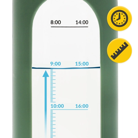 Sticlă pentru apă din sticlă 1 L